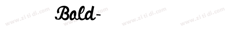 火山字型 青荷 试用版 Bold字体转换